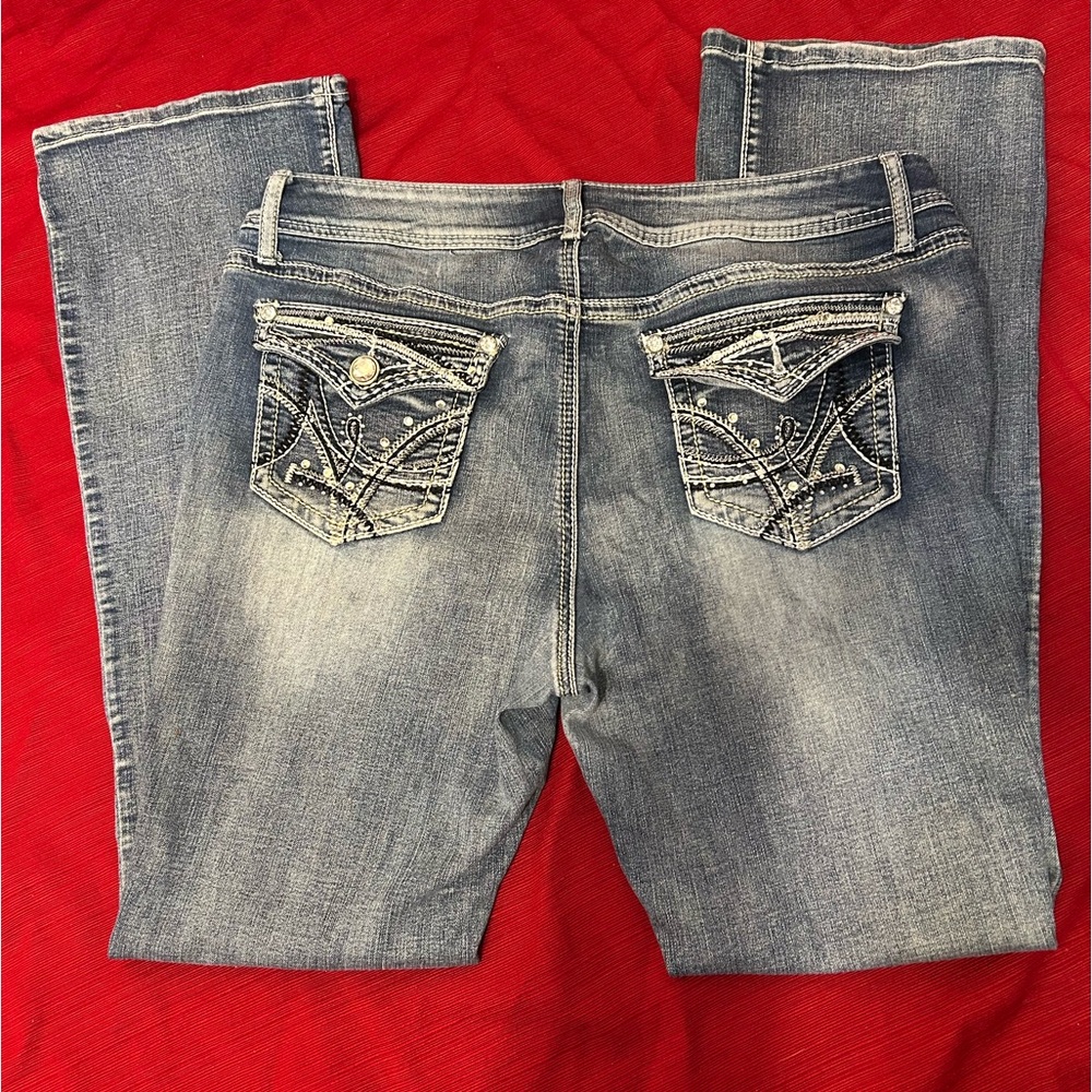 Bedazzled women’s jeans size 14 bootcut